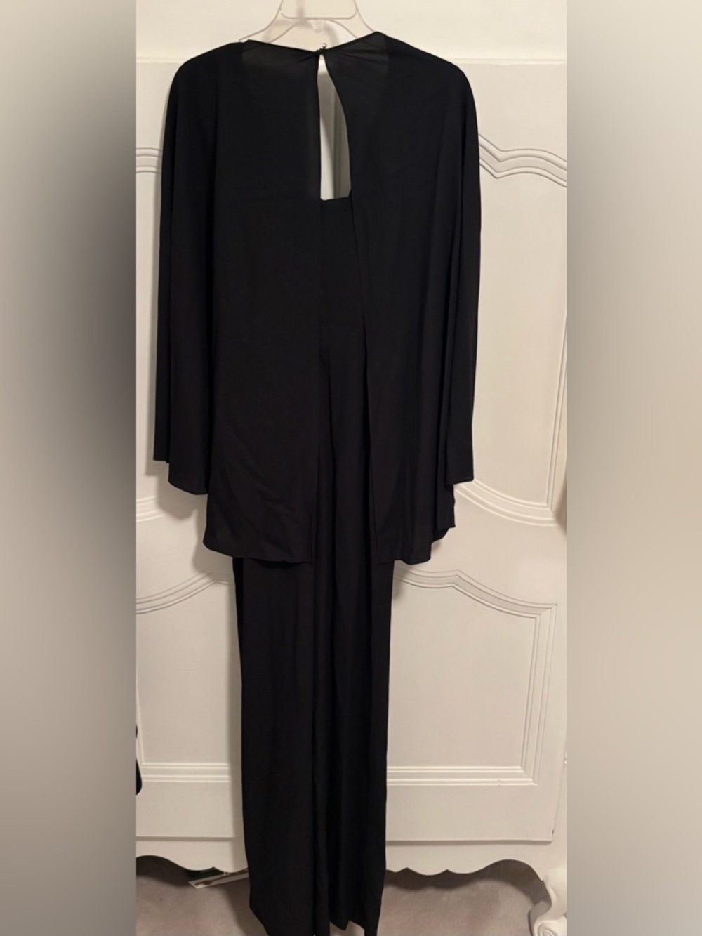 Badgley Mischka Collection-Black Jumpsuit Dress- Classic Evening Staple